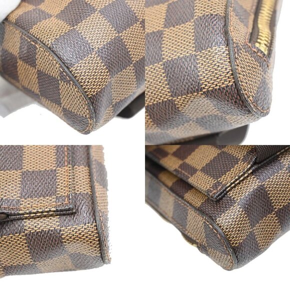 LOUIS VUITTON Geronimos Bum Body Bag Damier Ebene Leather Brown N51994 93FC156 - Picture 7 of 14